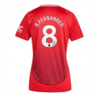 Manchester United Bruno Fernandes #8 Hemmatröja Dam 2024-25 Kortärmad